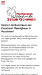 Mobile Screenshot of fleischerei-pfennigbauer.at